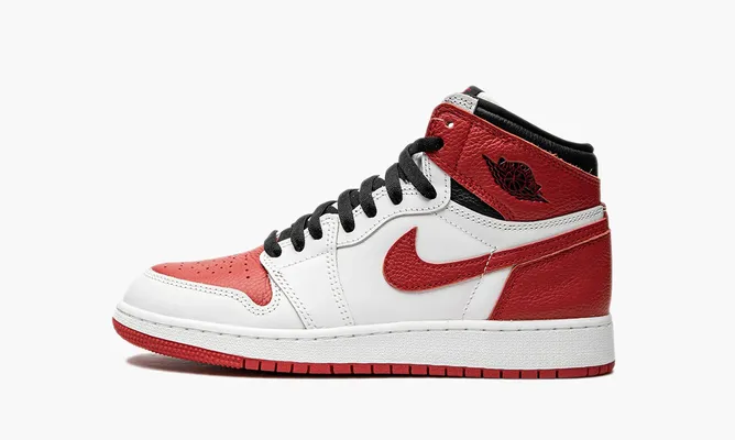 Кроссовки Air Jordan 1 Retro High OG GS «Heritage» белый