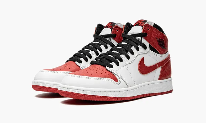 Кроссовки Air Jordan 1 Retro High OG GS «Heritage» белый