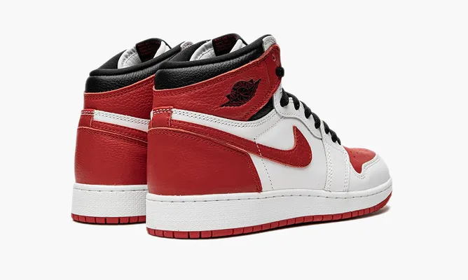 Кроссовки Air Jordan 1 Retro High OG GS «Heritage» белый