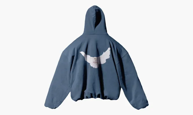 Одежда Yeezy X GAP X Balenciaga Dove Hoodie «Dark Blue» синий