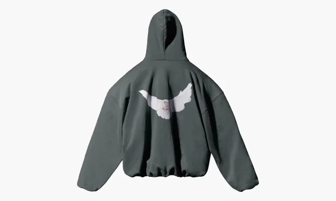Одежда Yeezy X GAP X Balenciaga Dove Hoodie «Dark Green» зеленый
