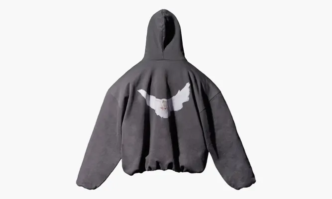 Одежда Yeezy X GAP X Balenciaga Dove Hoodie «Black» серый