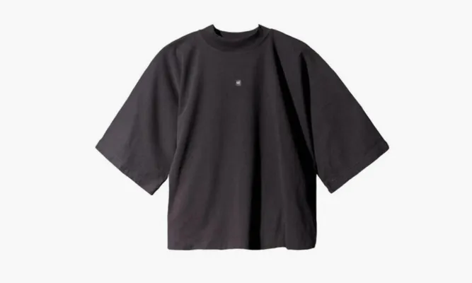 Одежда Yeezy X GAP X Balenciaga Logo No Seam Tee «Black» черный
