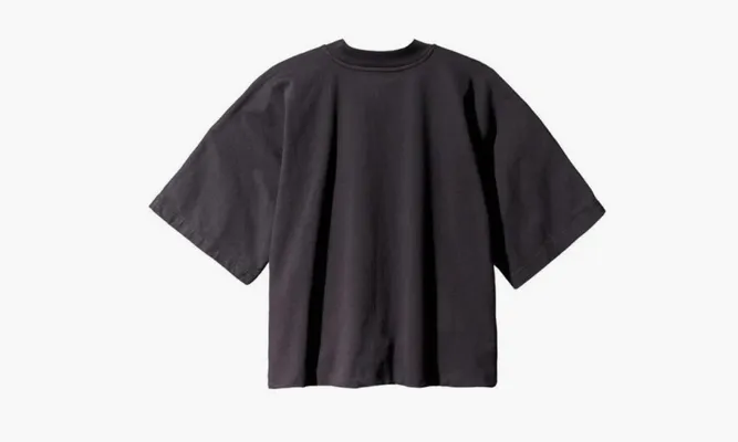 Одежда Yeezy X GAP X Balenciaga Logo No Seam Tee «Black» черный