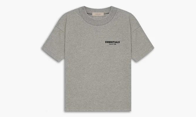 Одежда Essentials T-shirt Ss22 «Dark Oatmeal» серый