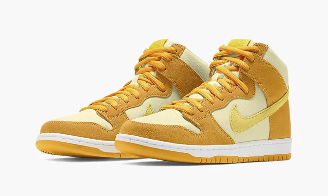 Кроссовки Nike SB Dunk High «Pineapple» желтый