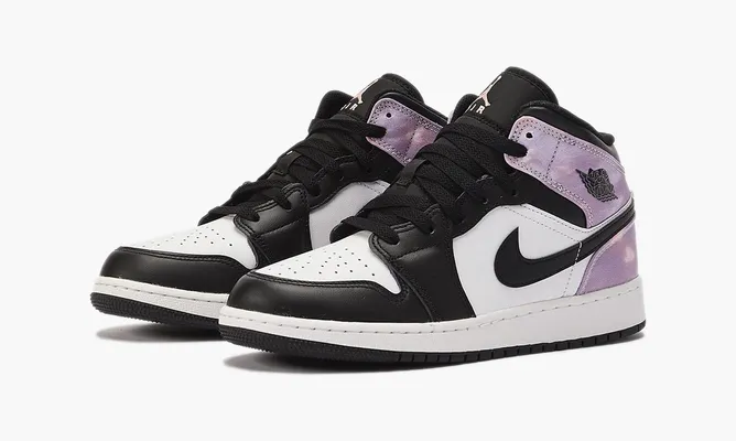 Кроссовки Air Jordan 1 Mid SE GS «Zen Master» фиолетовый