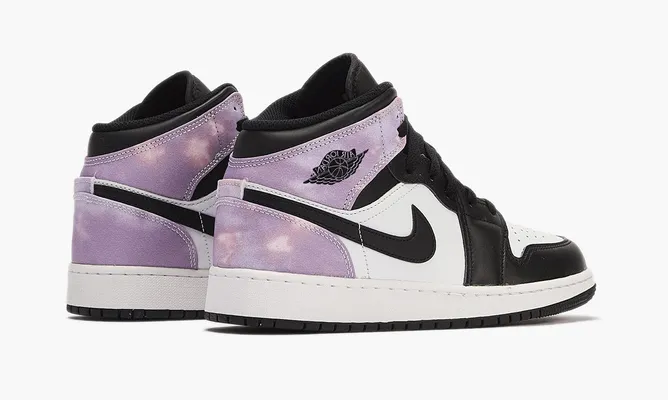 Кроссовки Air Jordan 1 Mid SE GS «Zen Master» фиолетовый