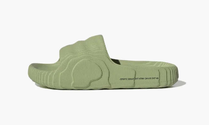 Кроссовки Adidas Adilette 22 Slides «Magic Lime» зеленый