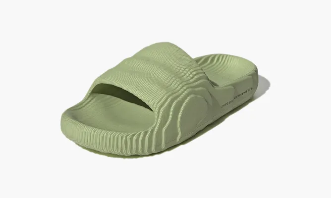 Кроссовки Adidas Adilette 22 Slides «Magic Lime» зеленый