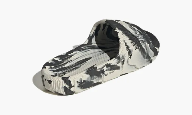 Кроссовки Adidas Adilette 22 Slides «Black Grey» серый,черный