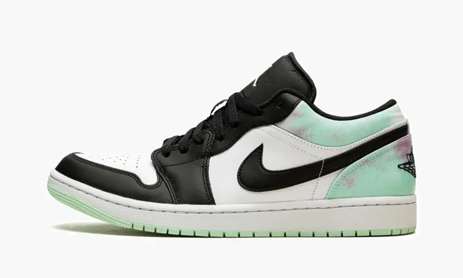 Кроссовки Air Jordan 1 Low «Tie-dye» черный