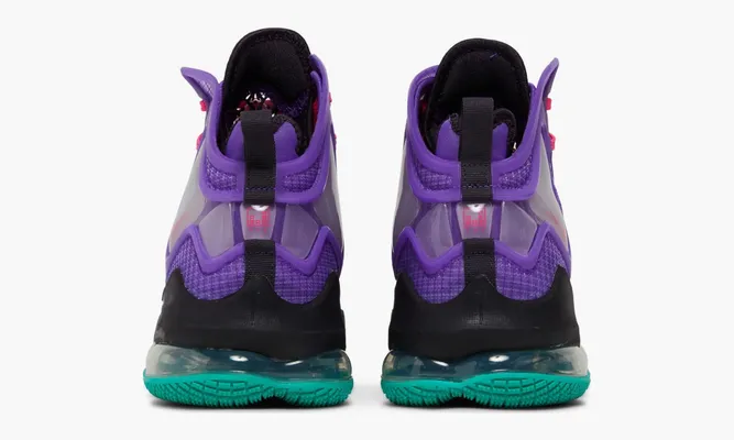 Для баскетбола Nike Lebron 19 «Purple Teal» фиолетовый