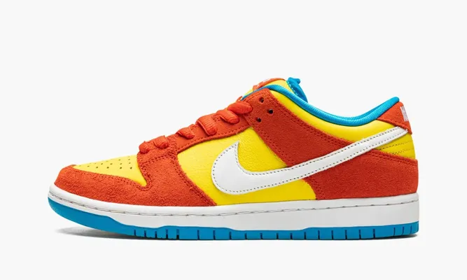 Кроссовки Nike SB Dunk Low Pro «Bart Simpson» оранжевый