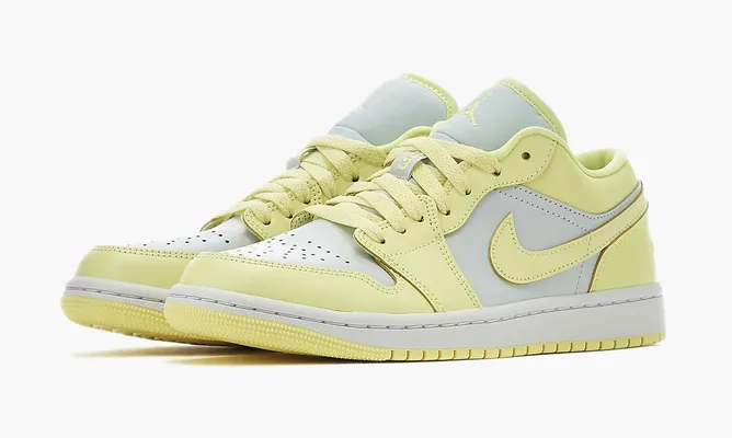 Кроссовки Air Jordan 1 Low WMNS «Lemonade» желтый