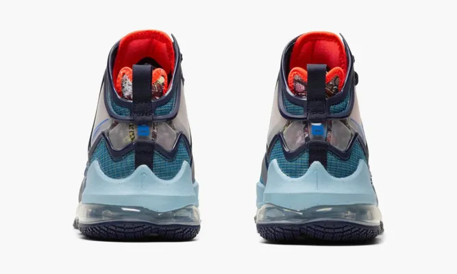 Для баскетбола Nike Lebron 19 «Fast Food» синий