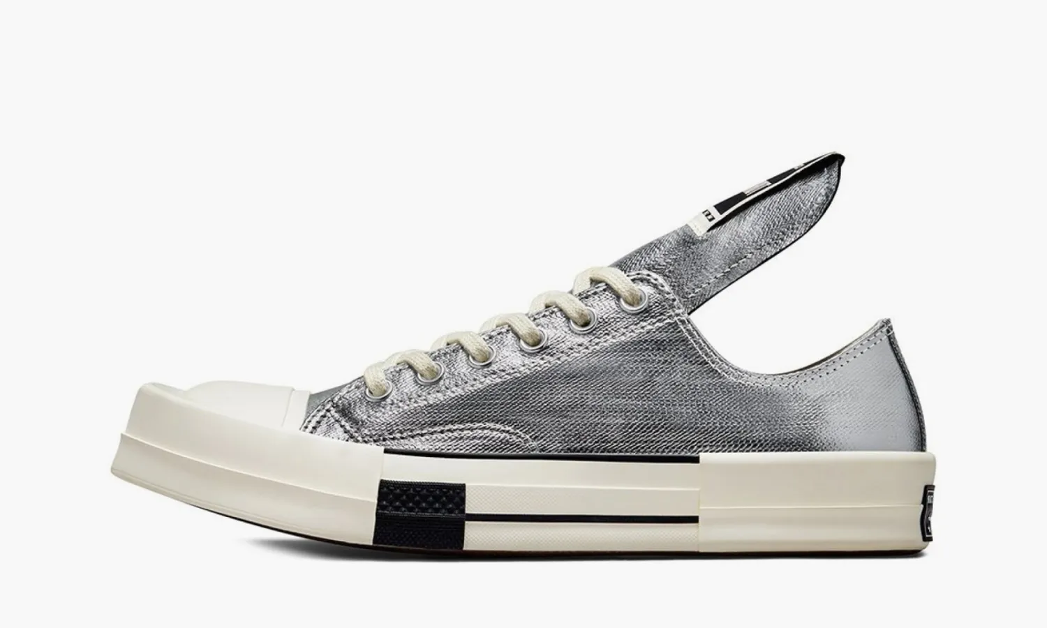 Rick Owens X Converse Drkshdw Turbodrk Chuck Taylor All-star 70 Ox «Silver White»