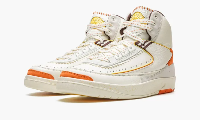 Кроссовки Air Jordan 2 Retro SP «Maison Chateau Rouge» кремовый