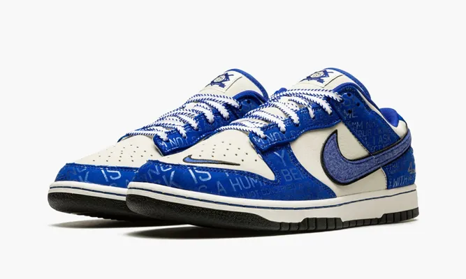 Кроссовки Nike Dunk Low GS «Jackie Robinson» синий