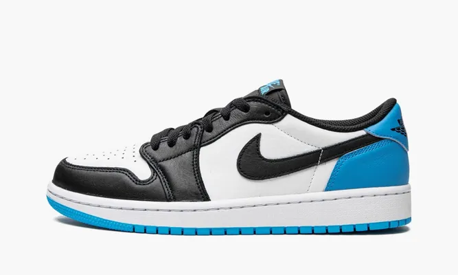 Кроссовки Air Jordan 1 Low WMNS «Black Dark Powder Blue» lightBlue