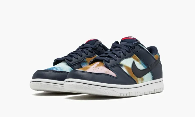 Кроссовки Nike Dunk Low «Graffiti Navy» синий