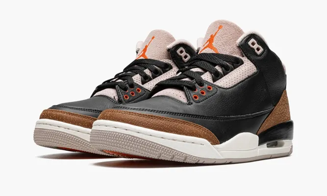 Кроссовки Air Jordan 3 Retro «Desert Elephant» черный