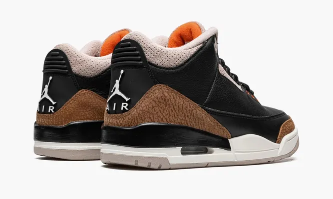 Кроссовки Air Jordan 3 Retro «Desert Elephant» черный