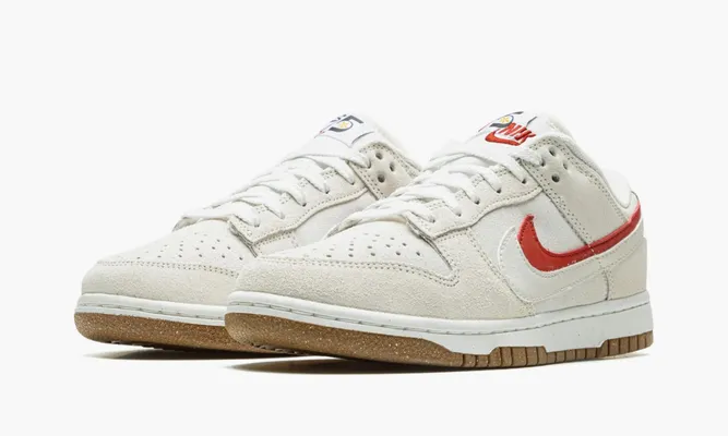 Кроссовки Nike Dunk Low SE 85 WMNS «Double Swoosh Sail Orange» кремовый