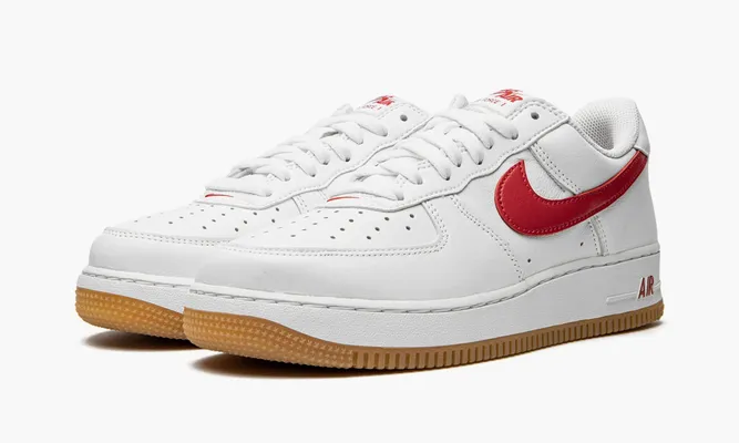 Кроссовки Nike Air Force 1 '07 Low «Color Of The Month University Red Gum» белый
