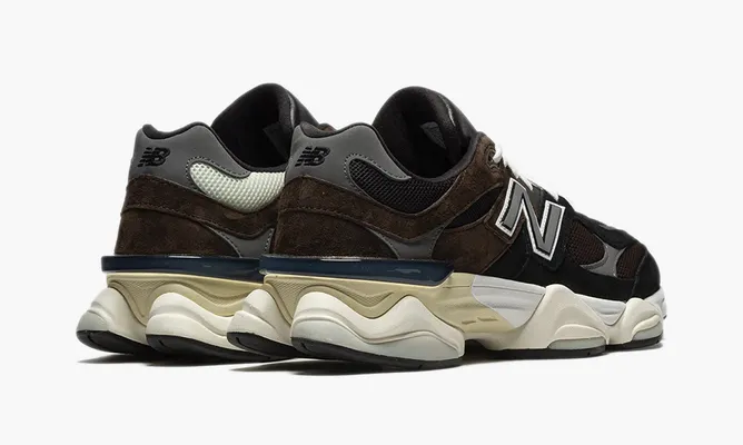 Кроссовки New Balance 9060 «Brown Black» коричневый