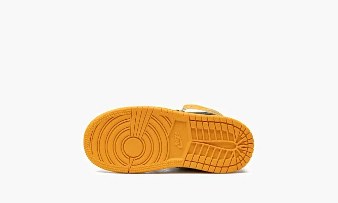 Кроссовки Air Jordan 1 Mid «Taxi» желтый
