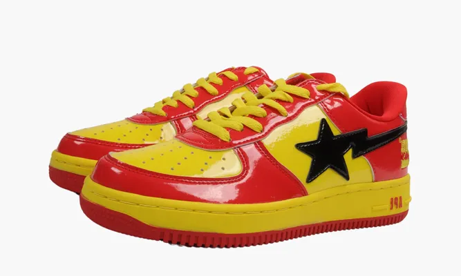 Кроссовки A Bathing Ape BAPE Sta «Marvel Comics Iron Man 2022» желтый
