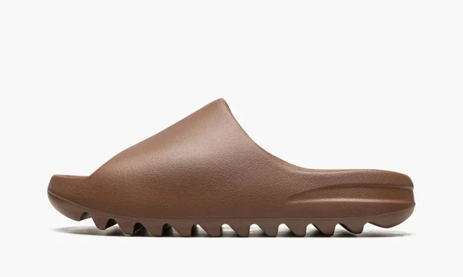 Кроссовки Yeezy Slide «Flax» коричневый