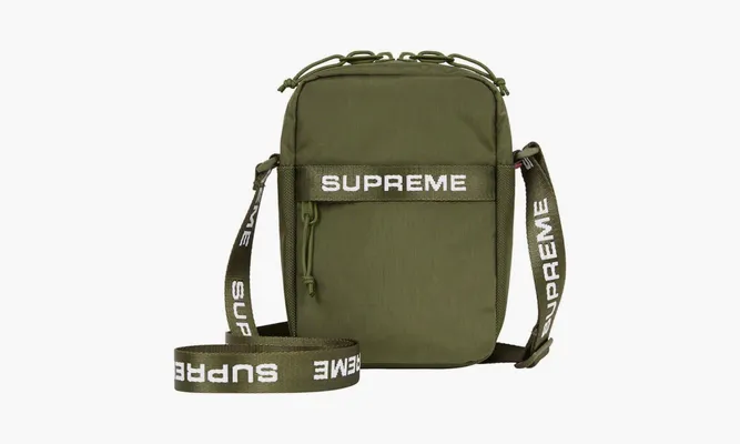 Сумки Supreme Shoulder Bag Fw22 «Olive» зеленый