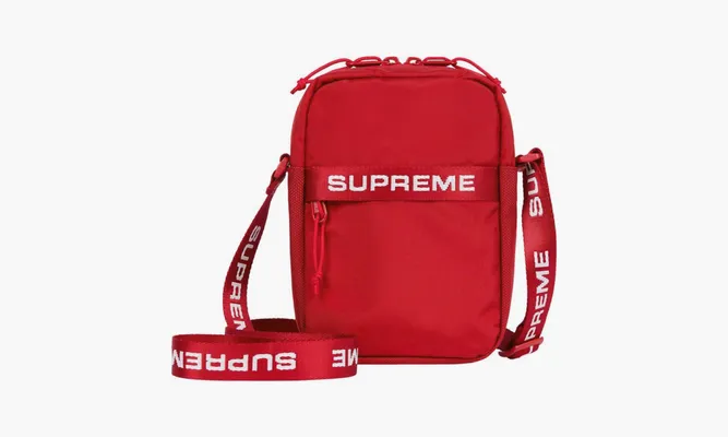 Сумки Nike Supreme Shoulder Bag Fw22 «Red» красный