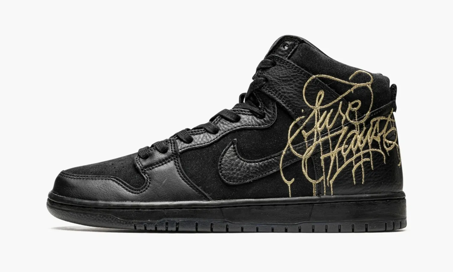Nike SB Dunk High «Faust Black Gold»
