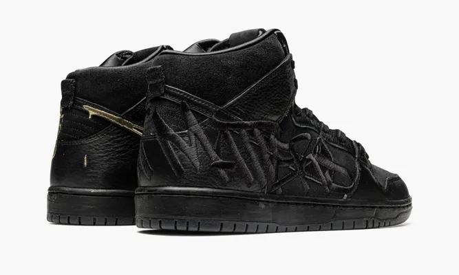 Кроссовки Nike SB Dunk High «Faust Black Gold» черный