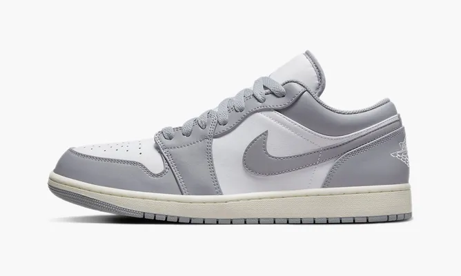 Кроссовки Air Jordan 1 Low «Vintage Stealth Grey» серый