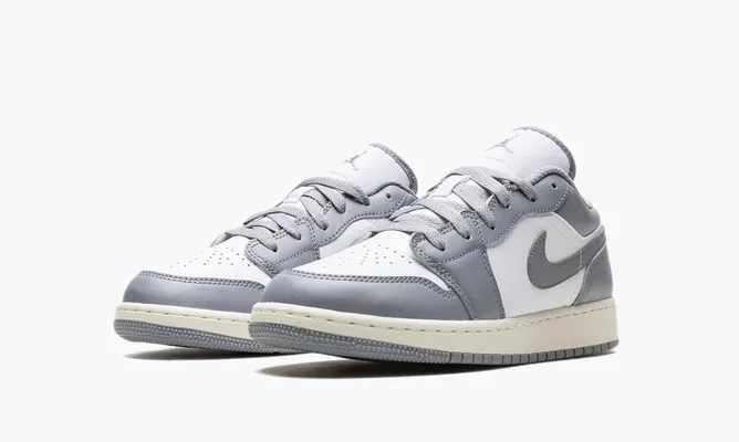 Кроссовки Air Jordan 1 Low GS «Vintage Grey» серый