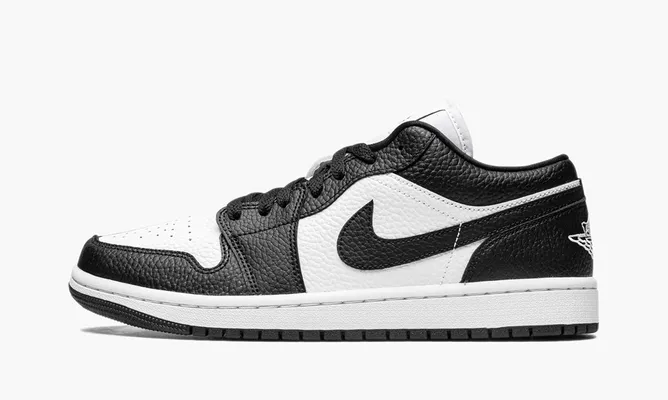 Кроссовки Air Jordan 1 Low WMNS «Homage Split White Black» черный