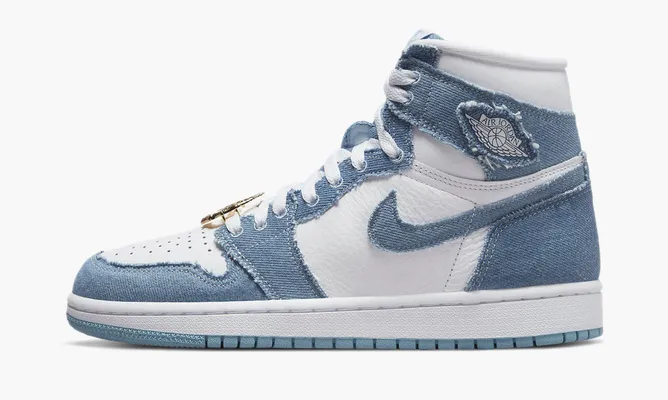 Кроссовки Air Jordan 1 High OG WMNS «Denim» lightBlue