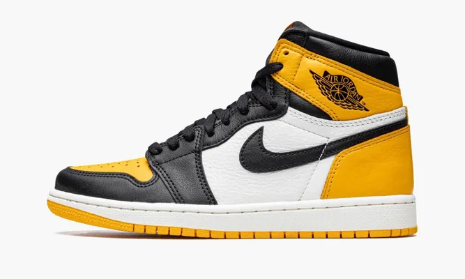 Кроссовки Air Jordan 1 Retro High OG «Taxi» желтый