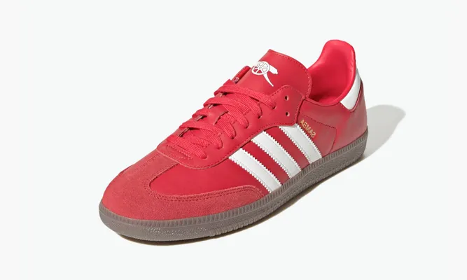 Кроссовки Adidas Samba Team «Arsenal» красный