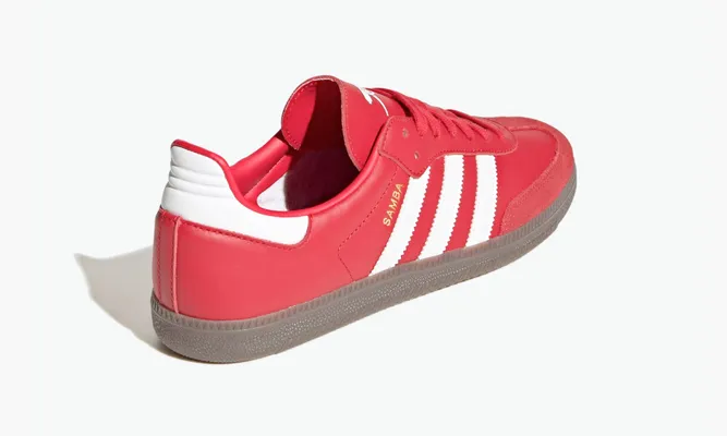 Кроссовки Adidas Samba Team «Arsenal» красный