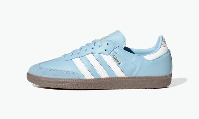 Кроссовки Adidas Samba Team «Argentina» lightBlue