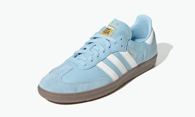 Кроссовки Adidas Samba Team «Argentina» lightBlue