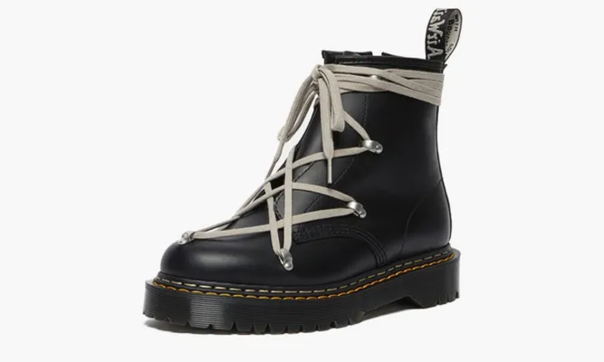 Кроссовки Rick Owens X Dr. Martens 1460 Bex Leather Boot «Black» черный