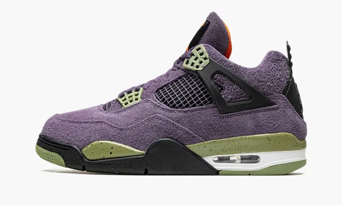 Кроссовки Air Jordan 4 Retro WMNS «Canyon Purple» фиолетовый