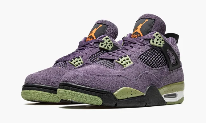 Кроссовки Air Jordan 4 Retro WMNS «Canyon Purple» фиолетовый