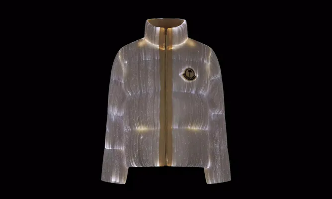 Одежда Moncler X Palm Angels Maya 70 Jacket «Bright White» белый